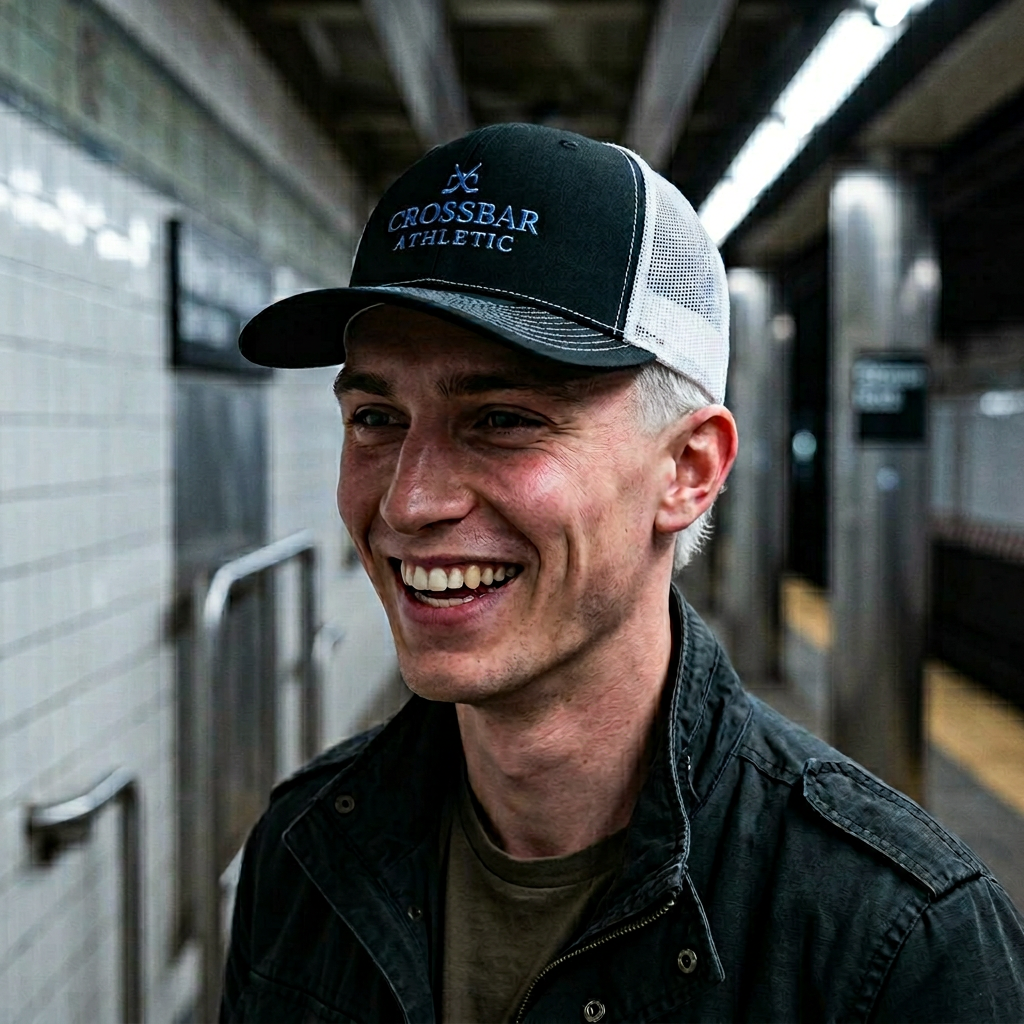 Crossbar Athletic Embroidered Trucker